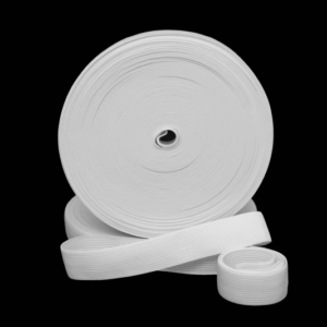 Elástico Crochet 25 mm branco