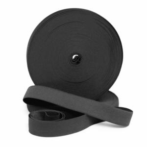 Elástico Crochet 25 mm preto