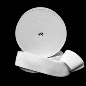 Elástico Crochet 50 mm preto branco