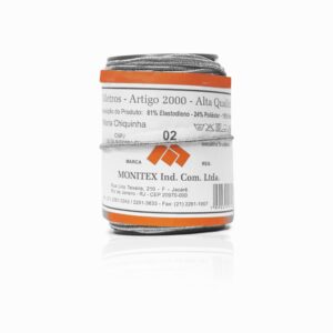 Elástico Metalizado Maria Chiquinha Prata N 02 ( 2,00 mm )