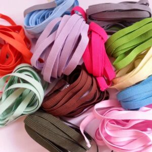 Elástico Chato Colorido N 12 ( 7 mm )