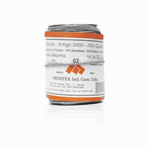 ELÁSTICO MARIA CHIQUINHA ROLIÇO Nº 02 LUREX PRATA